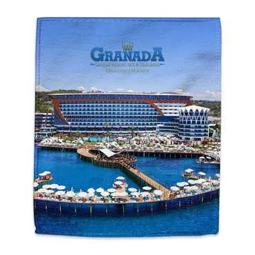 Hotel Themed Customised Digital Printed Tea Towel 500x300 mm - Standart