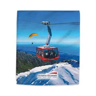 Cable Card Themed Customised Digital Printed Tea Towel 500x300 mm - Standart