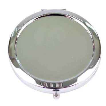 Blank Metal Round Pocket Mirror 70x11 mm