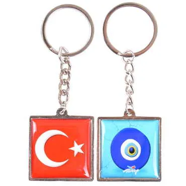 Blank Metal Square Double Face Keychain 36x95 mm - Standart - 2