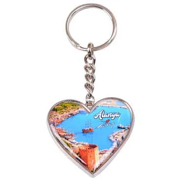 Blank Metal Heart Double Face Keychain 45x90 mm - Standart - 2