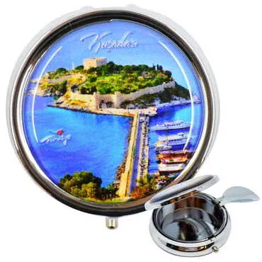 Blank Metal Portable Pocket Ashtray 50x15 mm - Standart - 4