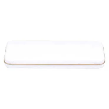 Blank Round Decorative Metal Tin Box 210x80x25 mm - Standart - 4