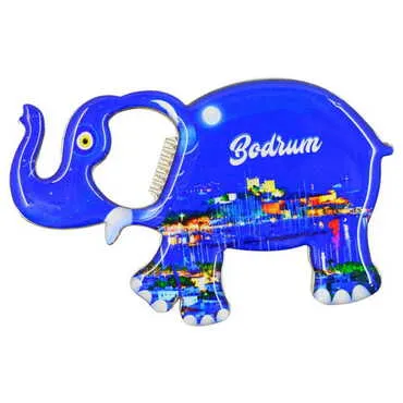 Blank Metal Elephant Shape Magnetic Beer Bottle Opener 98x61 mm - Standart - 3