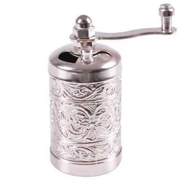 Turkish Zamac Metal Salt Grinder