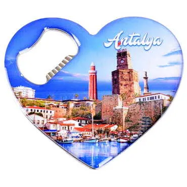 Blank Metal Heart Shape Epoxy Beer Bottle Opener 85x76 mm - Standart - 3
