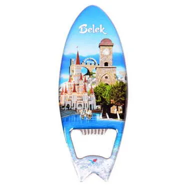 Blank Metal Surf Board Shaped Magnetic Opener 128x45 mm - Standart - 3