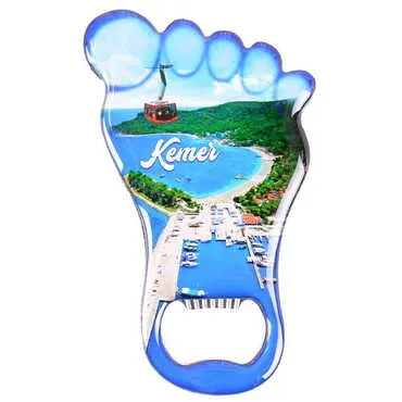 Blank Metal Foot Shaped Magnetic Opener 100x59 mm - Standart - 3