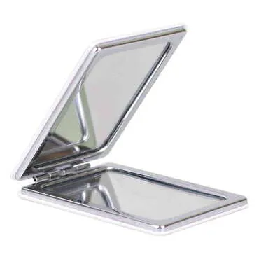Blank Leatherette Uv Printable Rectangular Pocket Mirror 85x62x11 mm - Standart - 2