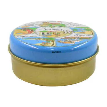 Ayvalik Themed Custom Print Metal Tin Soap Box - 2