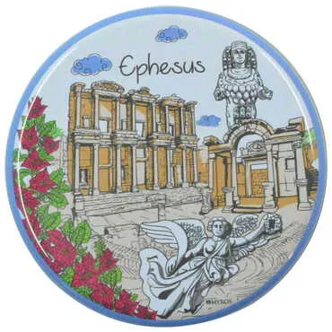 Ephesus Themed Custom Print Metal Tin Soap Box - Standart