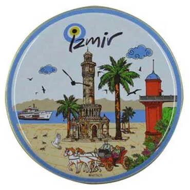 Izmir Themed Custom Print Metal Tin Soap Box - 3