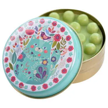 Toptan Kedi Temalı Metal Kutulu Sabun - Standart - 9