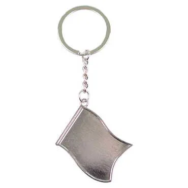 Blank Metal Flag Keychain 40x105 mm