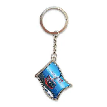 Blank Metal Flag Keychain 40x105 mm - Standart - 2