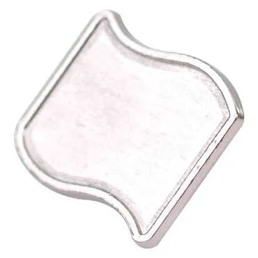 Blank Metal Souvenir Flag Pin 25x20 mm - Standart