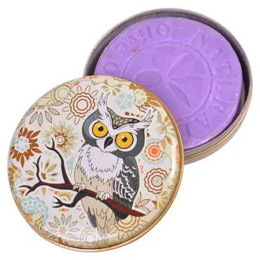 Owl Themed Tin Boxed Soap