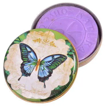 Butterfly Themed Tin Boxed Soap