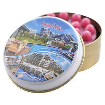 Hotel Themed Bath Soap With Custom Print Metal Tin Box 73x73x27 mm - Standart - 3