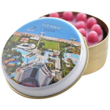 Hotel Themed Bath Soap With Custom Print Metal Tin Box 73x73x27 mm - Standart - 4