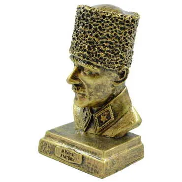 Polyester Ataturk Bust Figurine Medium Size 115X225X97 Mm - Standart - 2