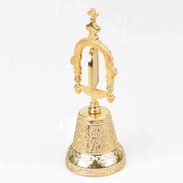 Blank Metal Gold Souvenir Bell 50x135 mm - Standart - 2