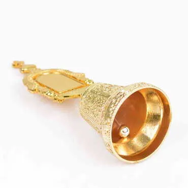 Blank Metal Gold Souvenir Bell 50x135 mm - Standart - 3