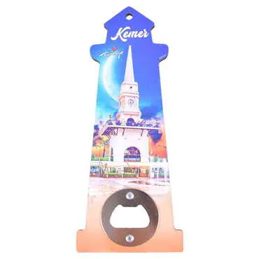 Toptan Baskisiz Ahşap Deni̇z Feneri̇ Açacak 188x77 Mm - Standart - 2