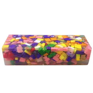 Handmade Glycerin Mixed Cube Soap 1000 Gr