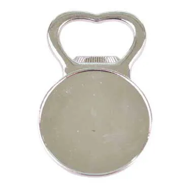Blank Metal Magnetic Small Round Opener 38x60 mm