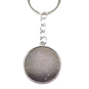 Blank Metal Round Keychain 40x100 mm - Standart - 2