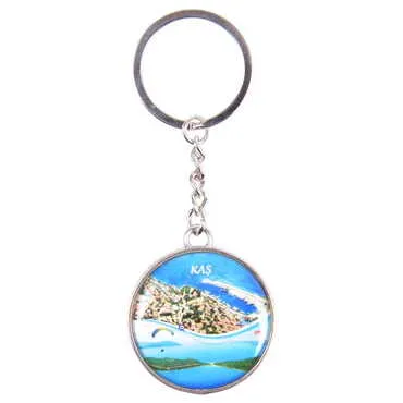 Blank Metal Round Keychain 40x100 mm - Standart - 3