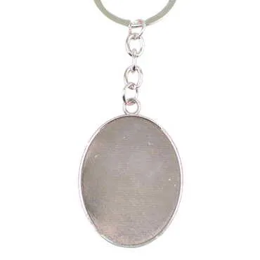 Blank Metal Oval Keychain 35x105 mm - Standart - 2