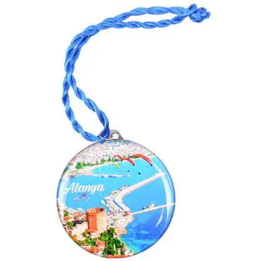 Toptan Alanya Temalı Myros Metal Asılabilir Aksesuar - 4