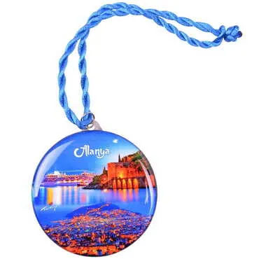 Toptan Alanya Temalı Myros Metal Asılabilir Aksesuar - 6
