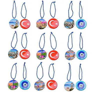 Toptan Belek Temalı Myros Metal Asılabilir Aksesuar - 2