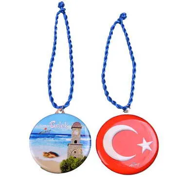 Toptan Belek Temalı Myros Metal Asılabilir Aksesuar - 3
