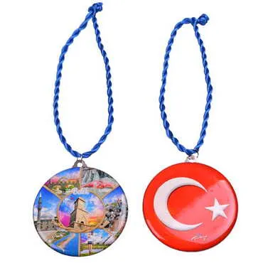 Toptan Belek Temalı Myros Metal Asılabilir Aksesuar - 5