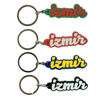 Izmir Themed Plastic Rubber Keyring - 2