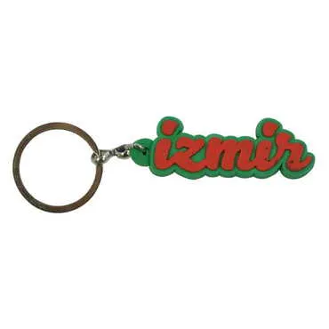Izmir Themed Plastic Rubber Keyring - 3