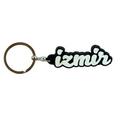 Izmir Themed Plastic Rubber Keyring - 6