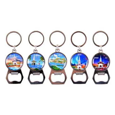 Toptan Kemer Temalı Myros Metal Açacaklı Anahtarlık 35x120 mm - 2