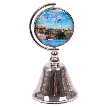 Antalya Themed Collectible Souvenir Metal Bell 44x90 mm - 11