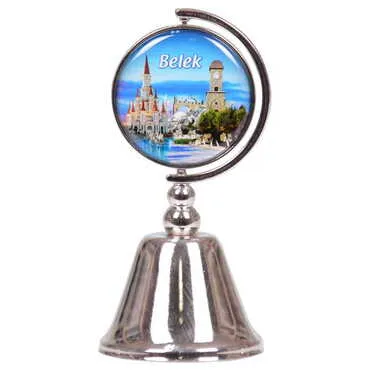 Toptan Belek Temalı Myros Metal Yuvarlak Çan 44*90 Mm - 6