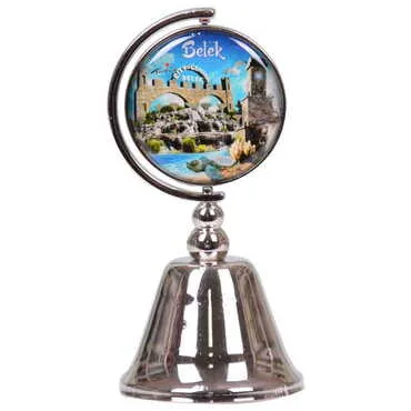 Toptan Belek Temalı Myros Metal Yuvarlak Çan 44*90 Mm - 10