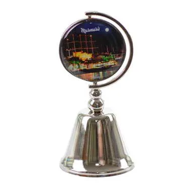 Marmaris Themed Collectible Souvenir Metal Bell 44x90 mm - 5