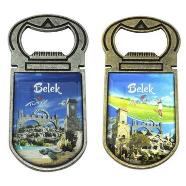 Toptan Belek Temalı Myros Metal Açacak Magnet  - 2