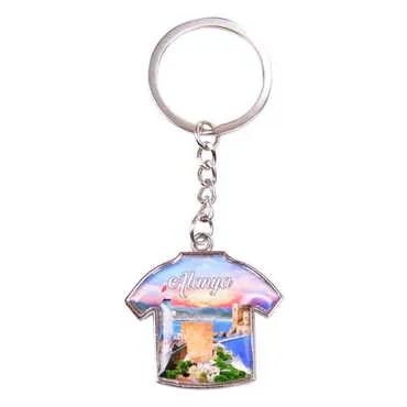 Toptan Alanya Temalı Myros Metal Forma Anahtarlık 34x92 mm - 8