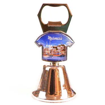Toptan Marmaris Temalı Myros Metal Açacak Forma Çan 44x94 mm - 4
