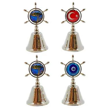 Toptan Kuşadası Temalı Myros Metal Dümen Çan 44x92 mm - 2